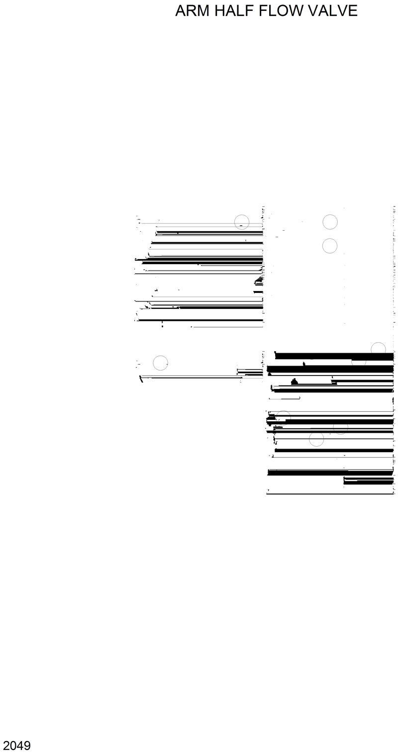 Схема запчастей Hyundai R420 - ARM HALF FLOW V/V 