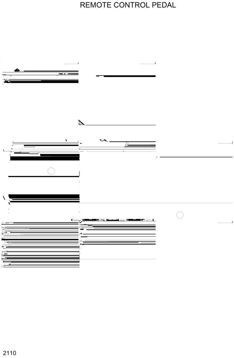 Схема запчастей Hyundai R420 - REMOTE CONTROL PEDAL 