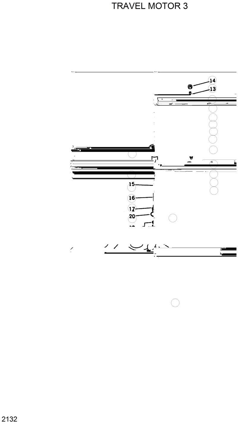Схема запчастей Hyundai R420 - TRAVEL MOTOR 3 