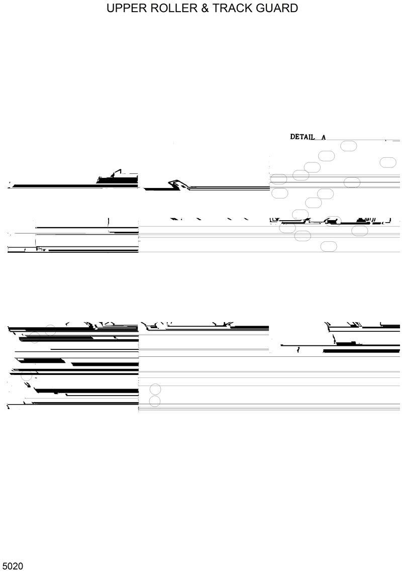 Схема запчастей Hyundai R420 - UPPER ROLLER &amp; TRACK GUARD 