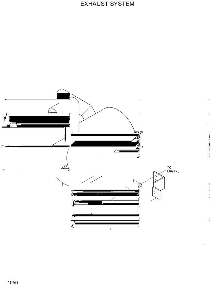 Схема запчастей Hyundai R130W - EXHAUST SYSTEM 