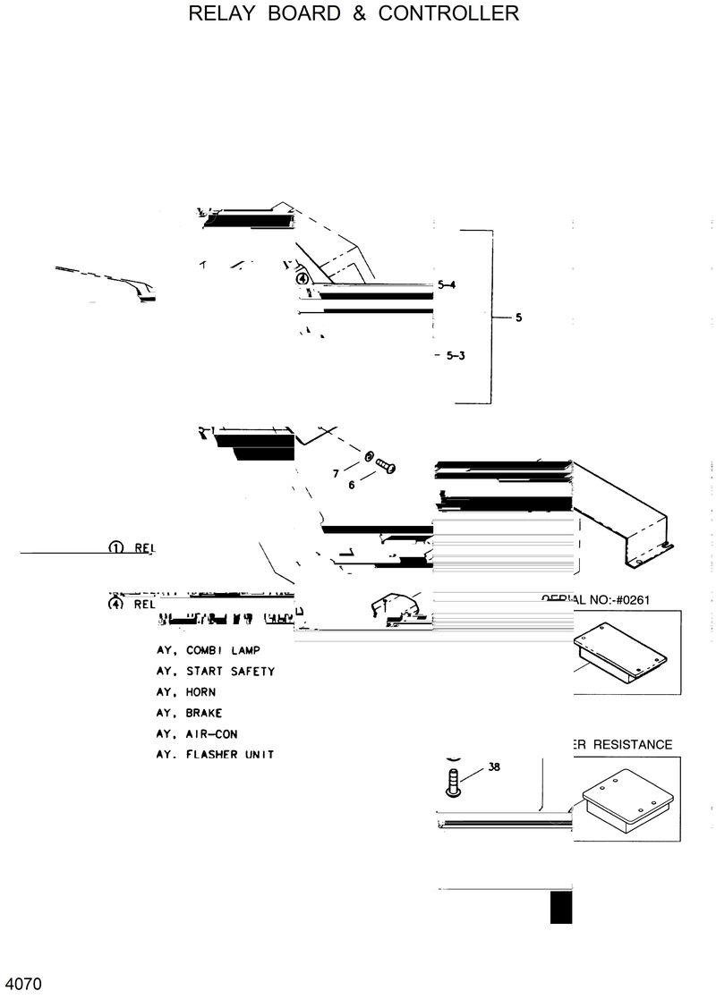 Схема запчастей Hyundai R130W - RELAY BOARD &amp; CONTROLER 