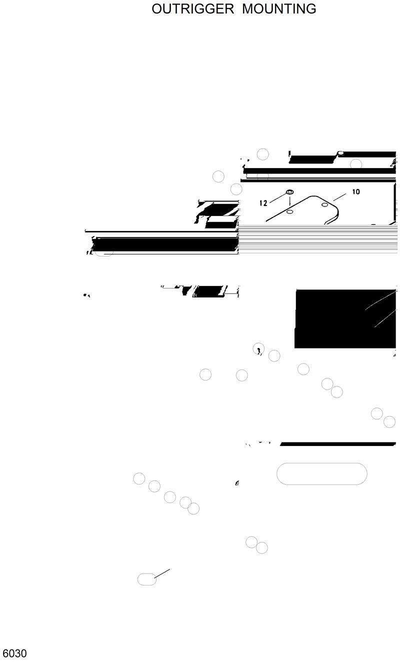 Схема запчастей Hyundai R130W - OUTRIGGER MOUNTING 