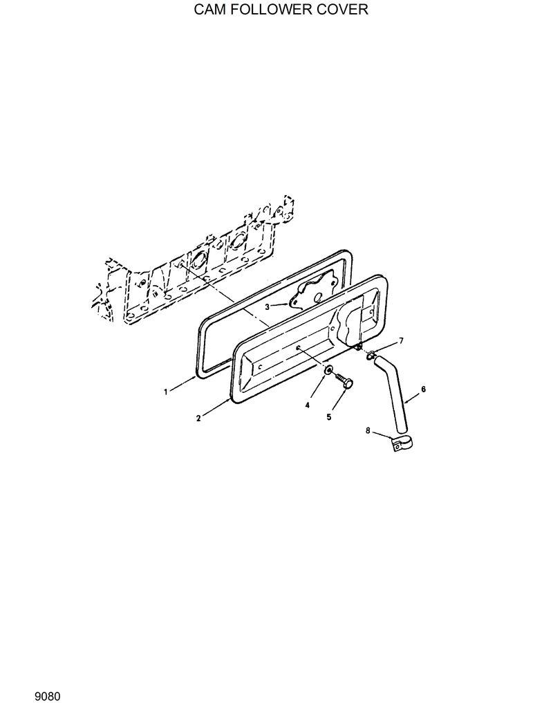 Схема запчастей Hyundai R130W - CAM FOLLOWER COVER 