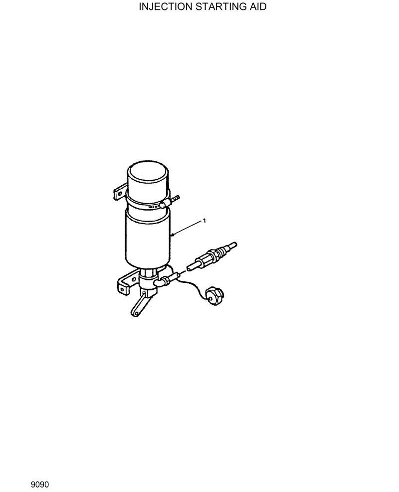 Схема запчастей Hyundai R130W - INJECTION STARTING AID 