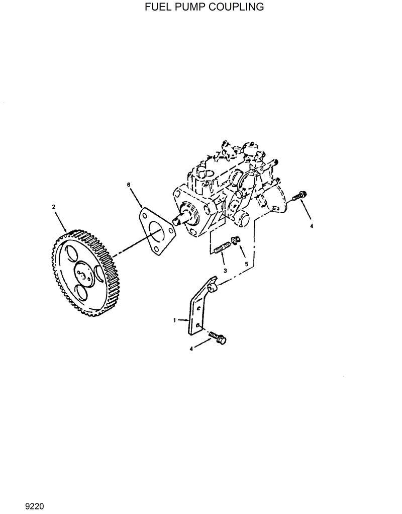 Схема запчастей Hyundai R130W - FUEL PUMP COUPLING 