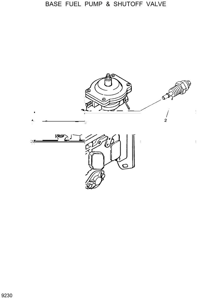Схема запчастей Hyundai R130W - BASE FUEL P/P &amp; SHUTOFF V/V 