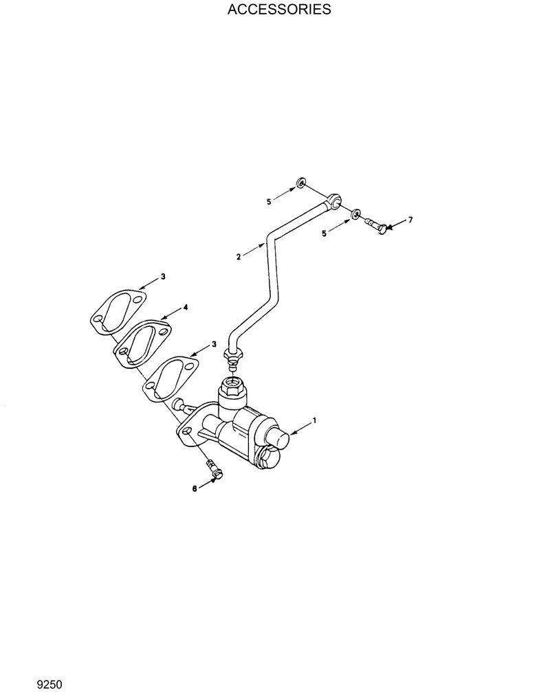 Схема запчастей Hyundai R130W - ACCESSORIES 