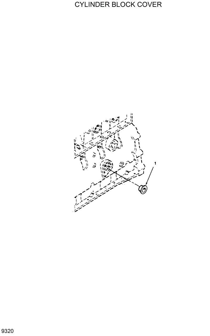 Схема запчастей Hyundai R130W - CYLINDER BLOCK COVER 