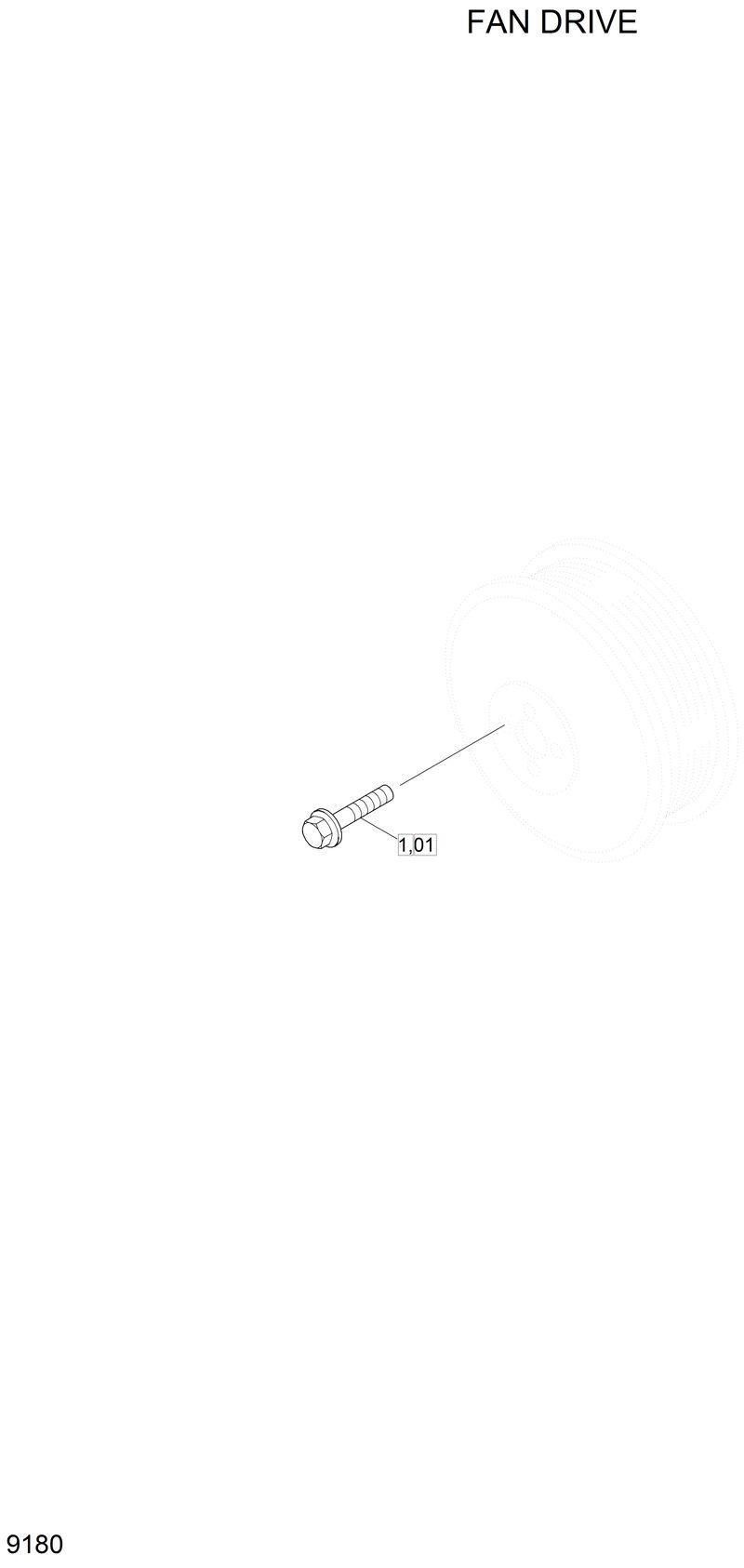 Схема запчастей Hyundai R200W2 - FAN DRIVE 