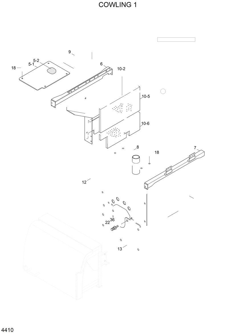 Схема запчастей Hyundai 33HDLL - COWLING 1 