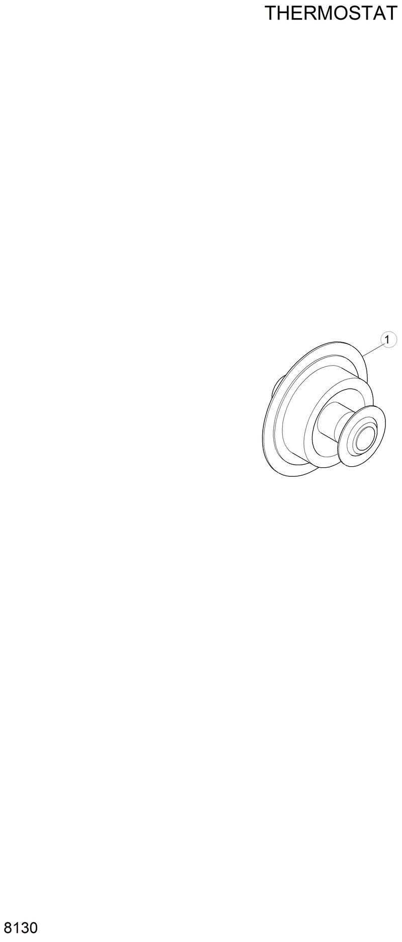 Схема запчастей Hyundai 33HDLL - THERMOSTAT 