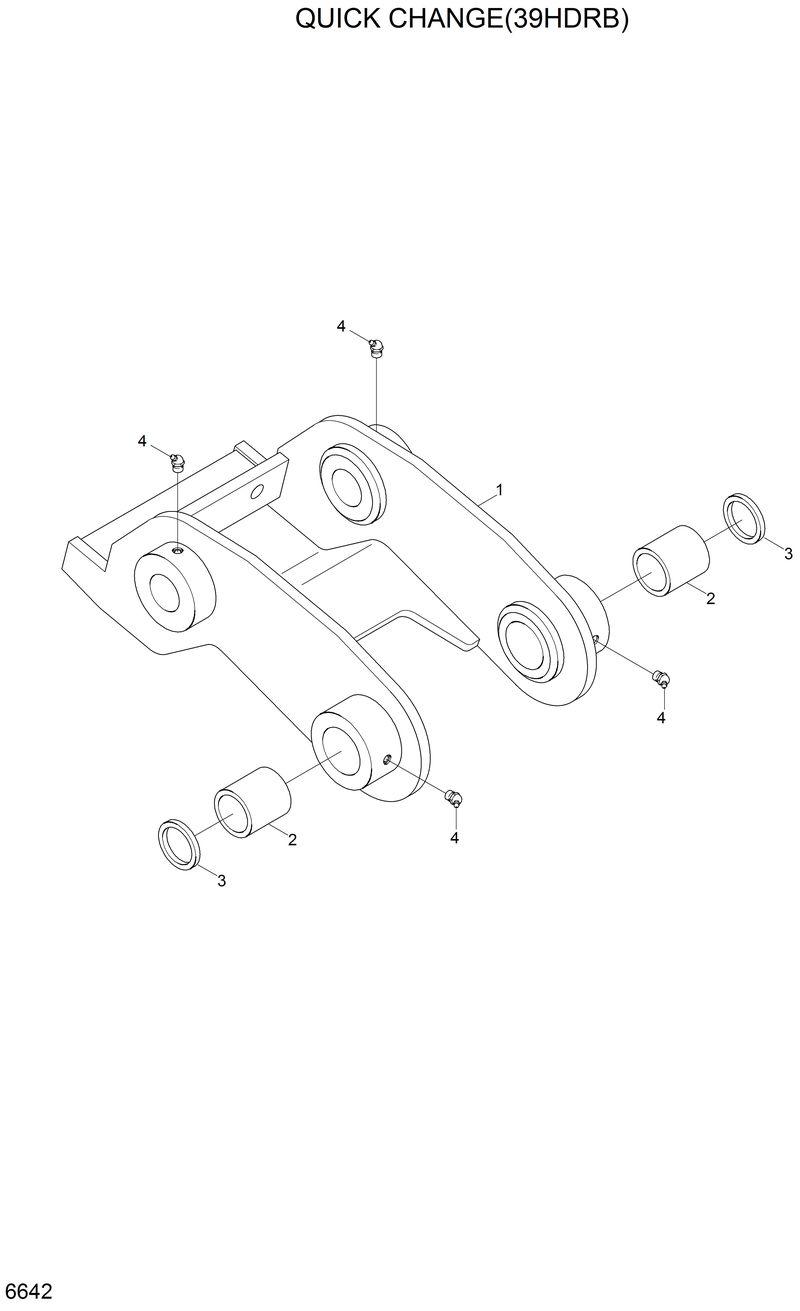 Схема запчастей Hyundai 42HDLL - QUICK CHANGE(39HDRB) 