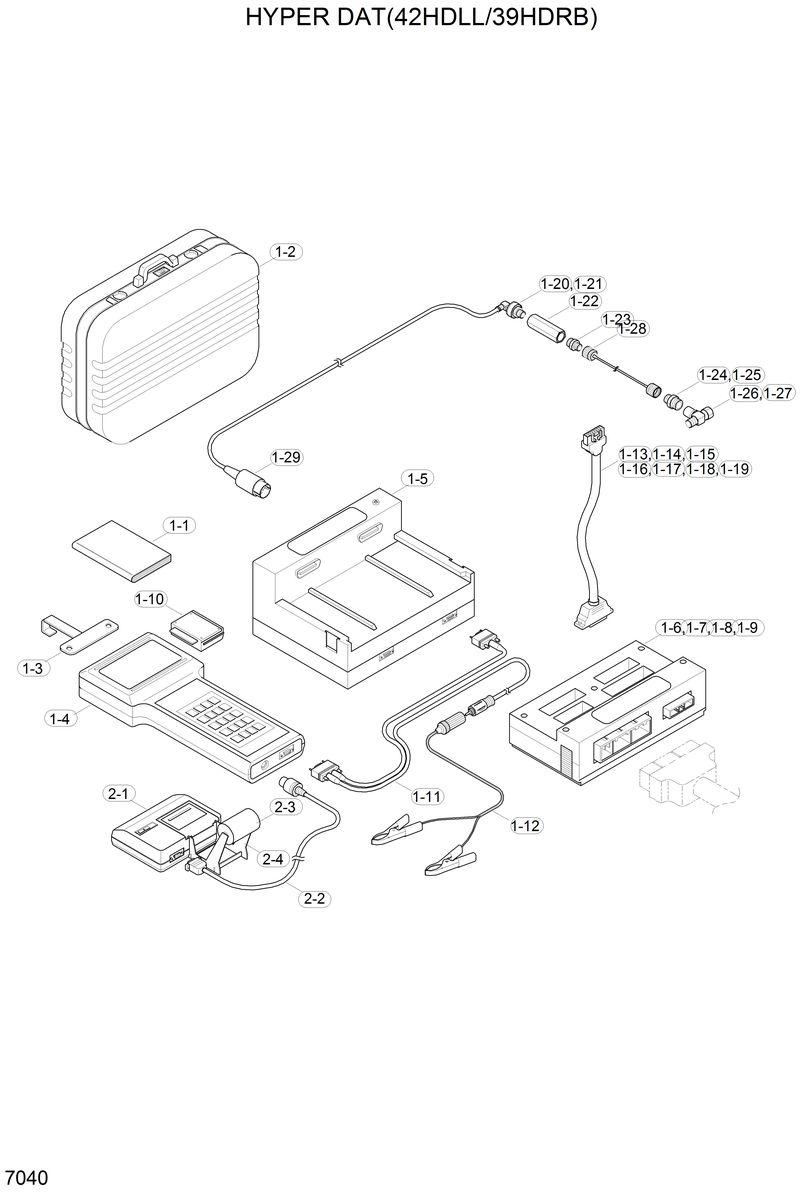 Схема запчастей Hyundai 42HDLL - HYPER DAT(42HDLL/39HDRB) 