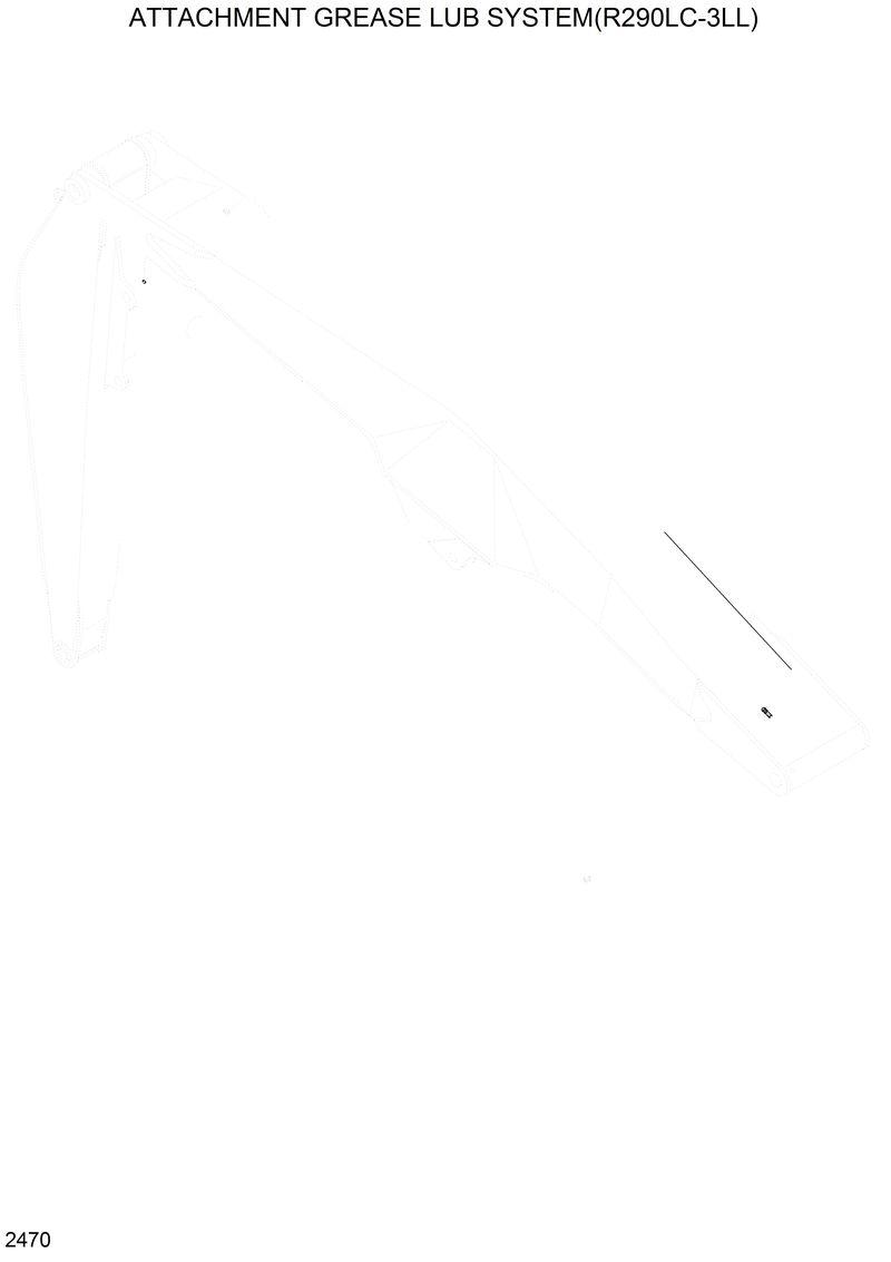 Схема запчастей Hyundai R290LC3LL - ATTACHMENT GREASE LUB SYSTEM(R290LC-3LL) 