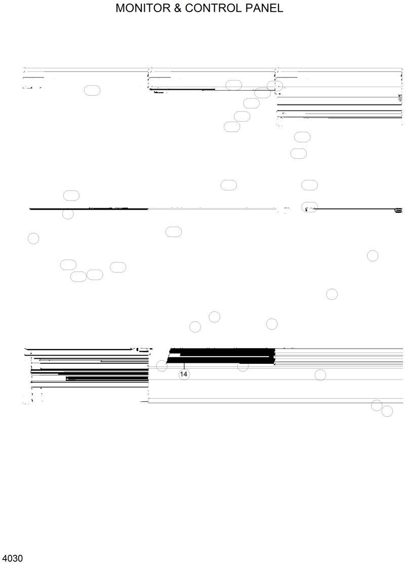 Схема запчастей Hyundai HL17C - MONITOR &amp; CONTROL PANEL 