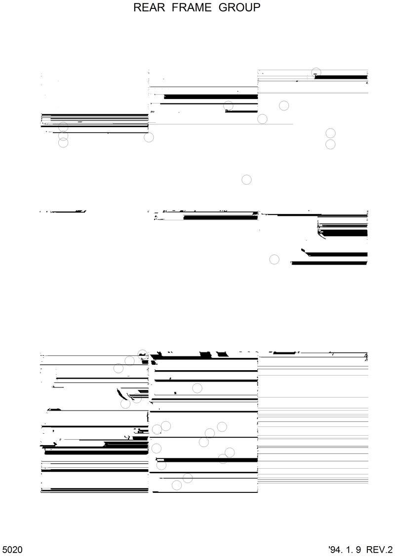 Схема запчастей Hyundai HL17C - REAR FRAME GROUP 