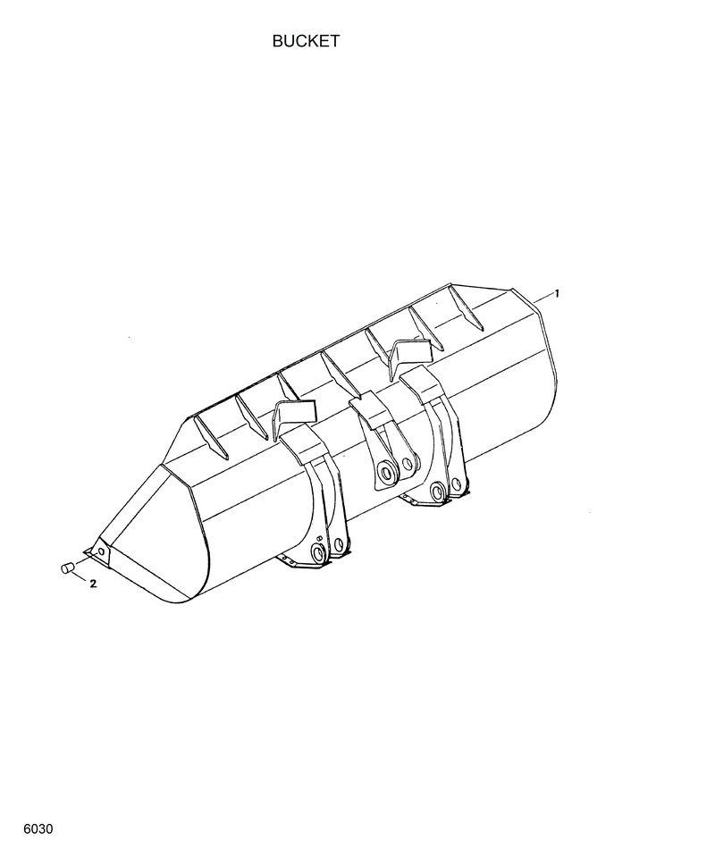 Схема запчастей Hyundai HL17C - BUCKET 