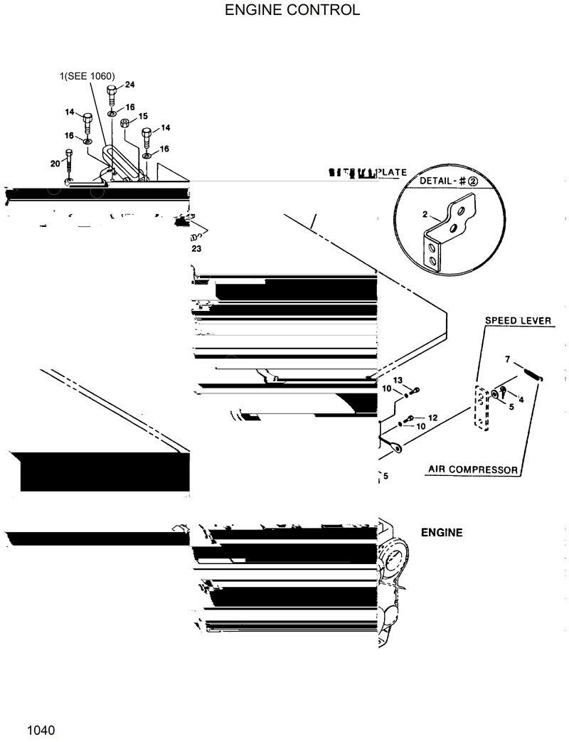 Схема запчастей Hyundai HL35C - ENGINE CONTROL 