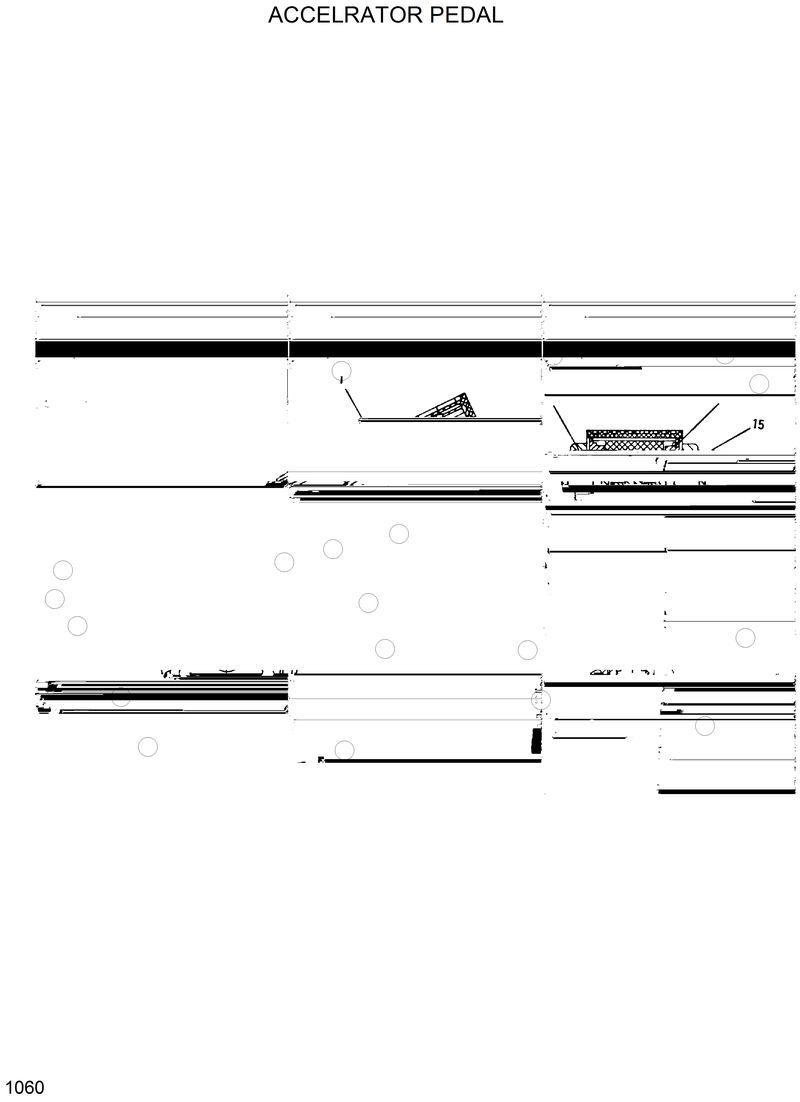 Схема запчастей Hyundai HL35C - ACCELERATOR PEDAL 