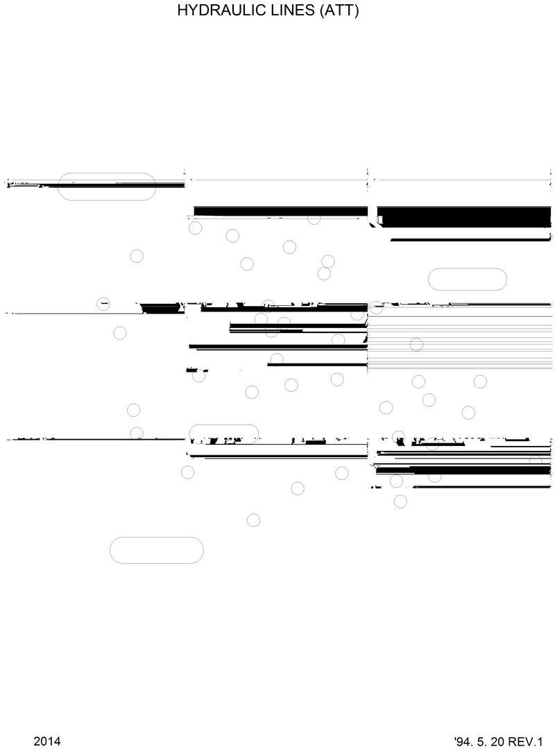Схема запчастей Hyundai HL35C - HYDRAULIC LINES(ATTACHMENT) 