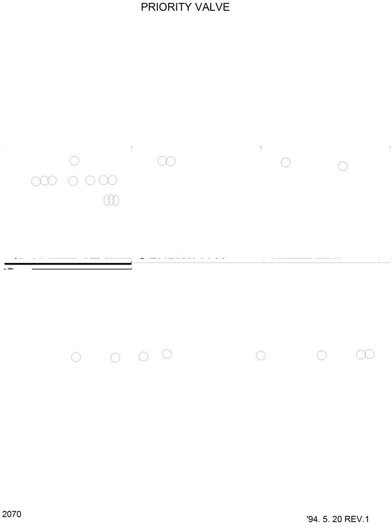 Схема запчастей Hyundai HL35C - PRIORITY VALVE 