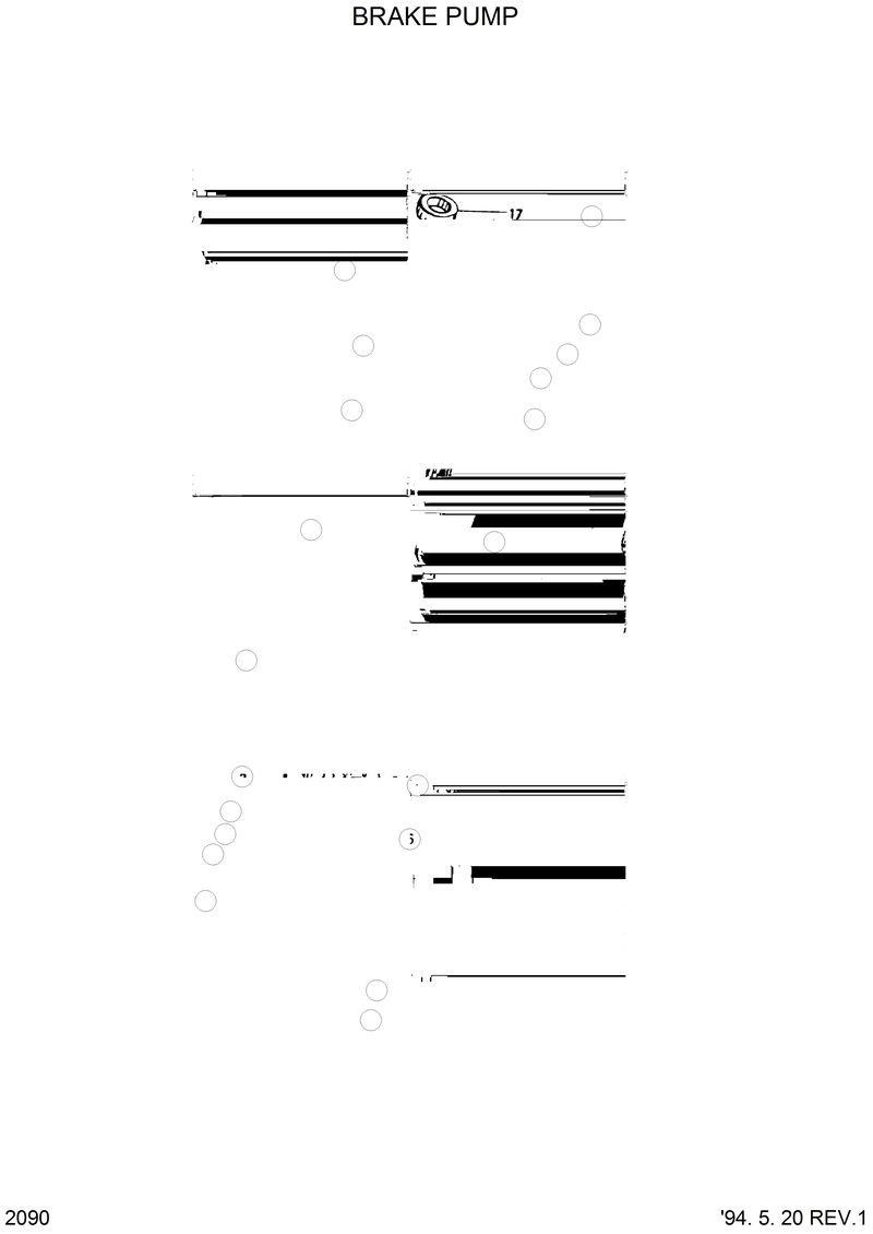 Схема запчастей Hyundai HL35C - BRAKE PUMP 