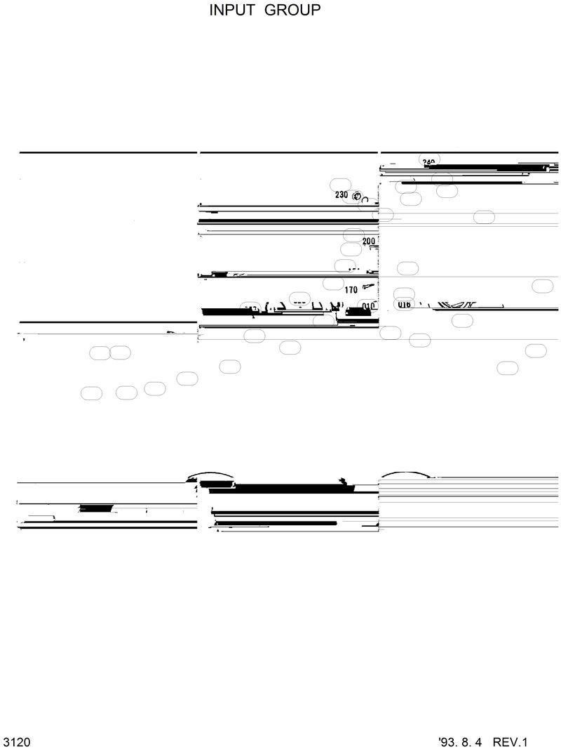 Схема запчастей Hyundai HL35C - INPUT GROUP 