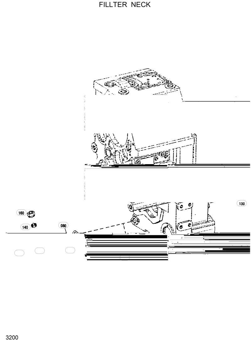 Схема запчастей Hyundai HL35C - FILLER NECK 