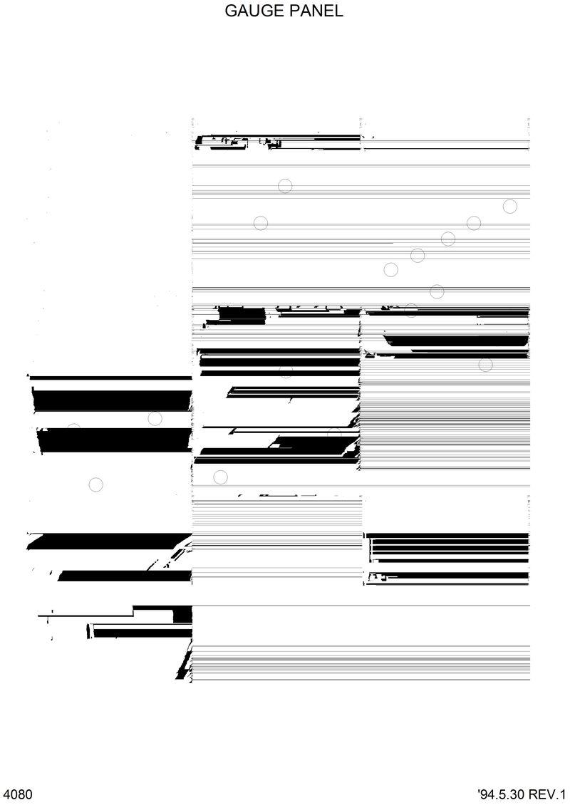 Схема запчастей Hyundai HL35C - GAUGE PANEL 