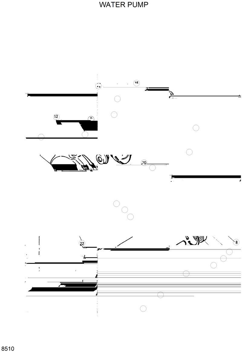 Схема запчастей Hyundai HL35C - WATER PUMP 