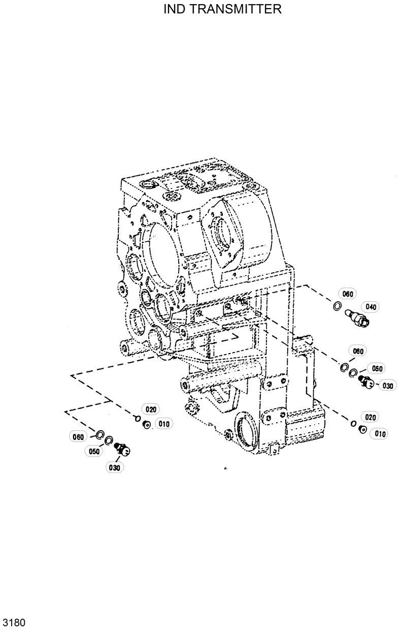 Схема запчастей Hyundai HL770 - IND TRANSMITTER 