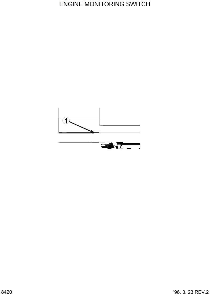 Схема запчастей Hyundai HL770 - ENGINE MONITORING SWITCH 