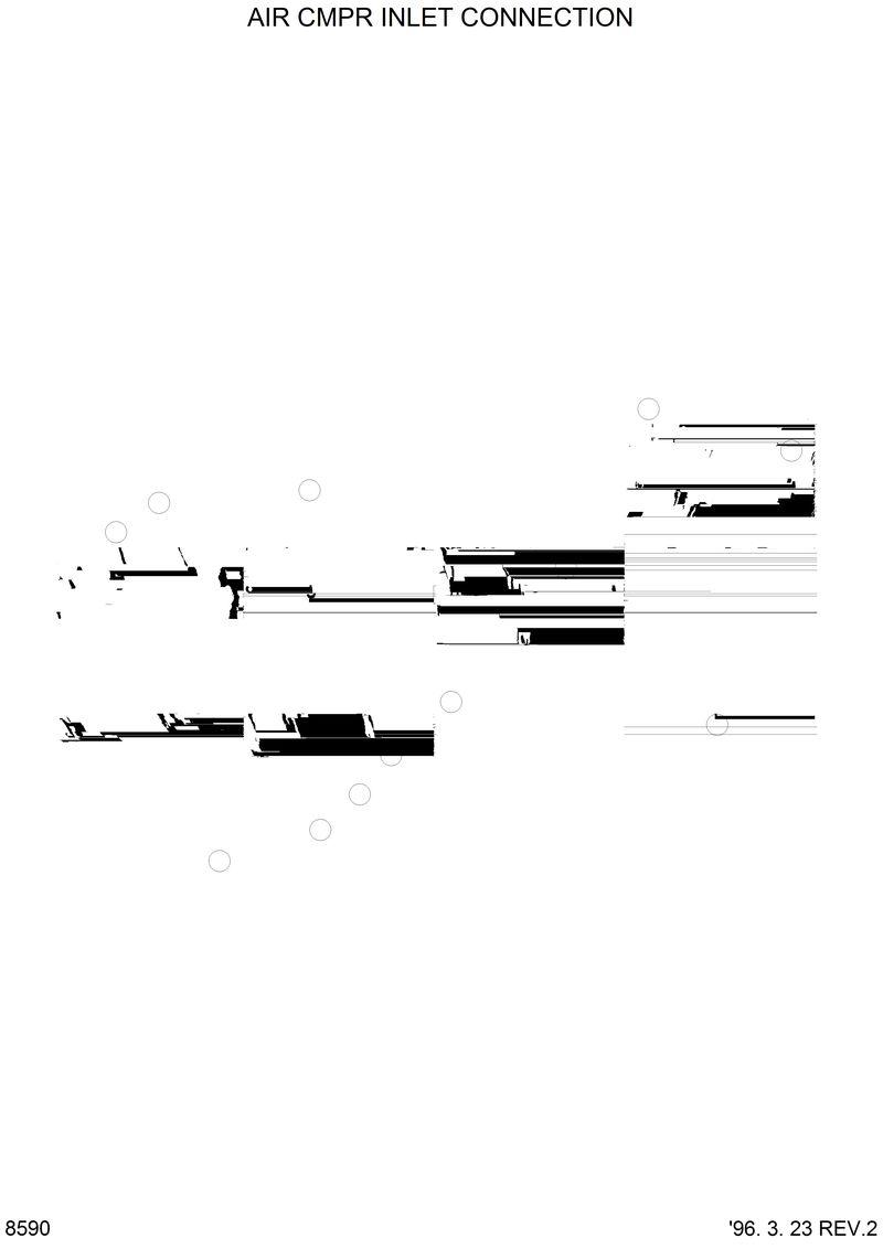 Схема запчастей Hyundai HL770 - AIR CMPR INLET CONNECTION 
