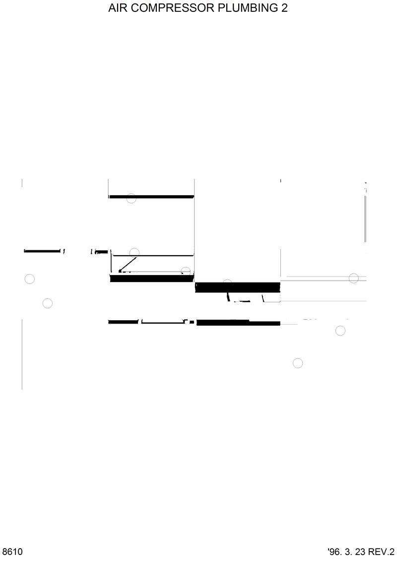 Схема запчастей Hyundai HL770 - AIR COMPRESSOR PLUMBING 2 