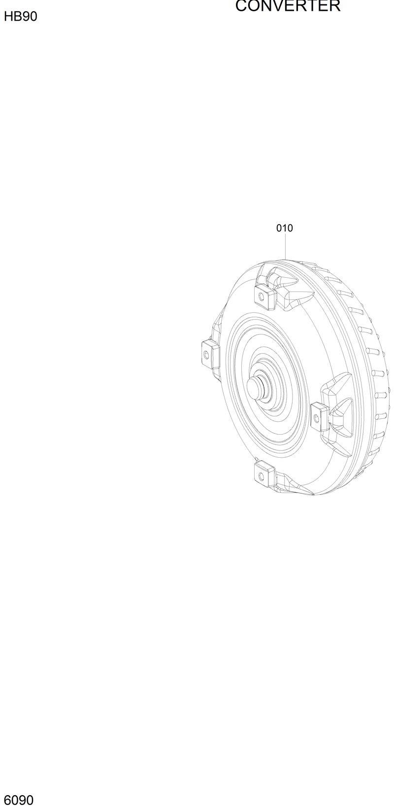 Схема запчастей Hyundai HB90 - CONVERTER 
