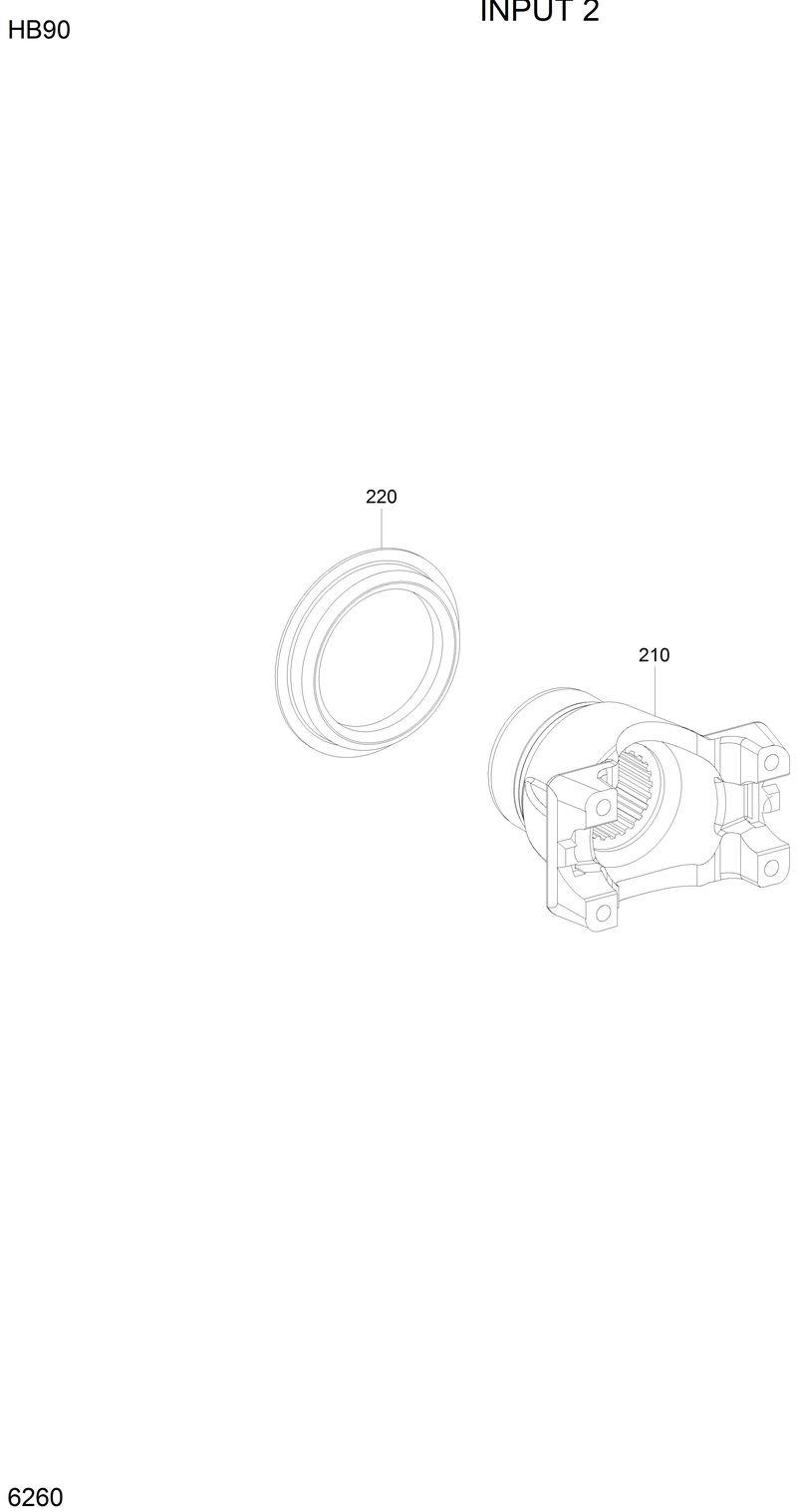 Схема запчастей Hyundai HB90 - INPUT 2 
