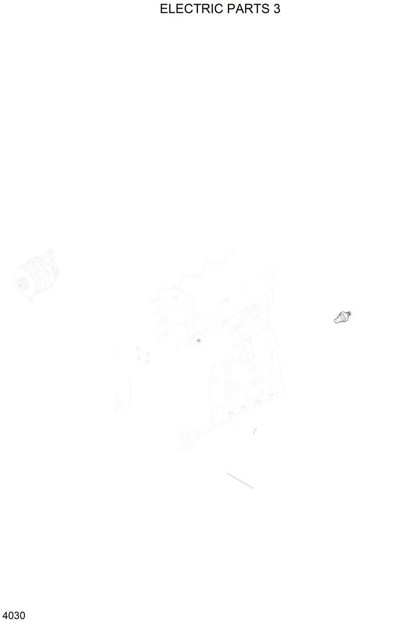 Схема запчастей Hyundai H80 - ELECTRIC PARTS 3 