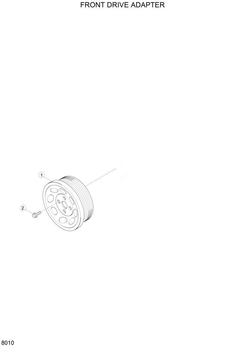 Схема запчастей Hyundai H80 - FRONT DRIVE ADAPTER 