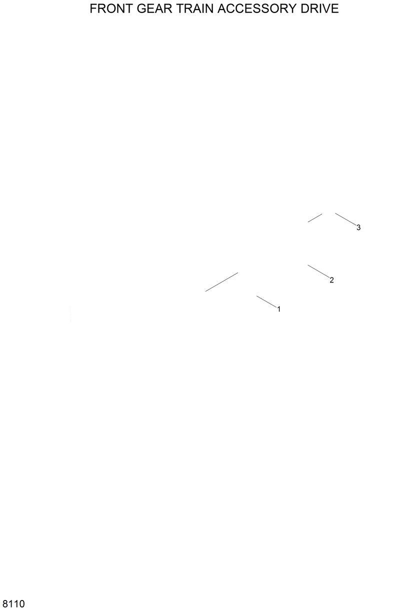 Схема запчастей Hyundai H80 - FRONT GEAR TRAIN ACCESSORY DRIVE 