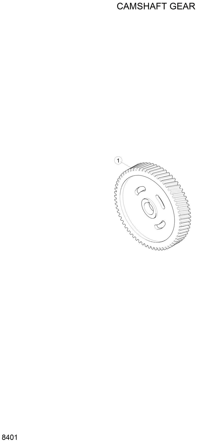Схема запчастей Hyundai H80 - CAMSHAFT GEAR 