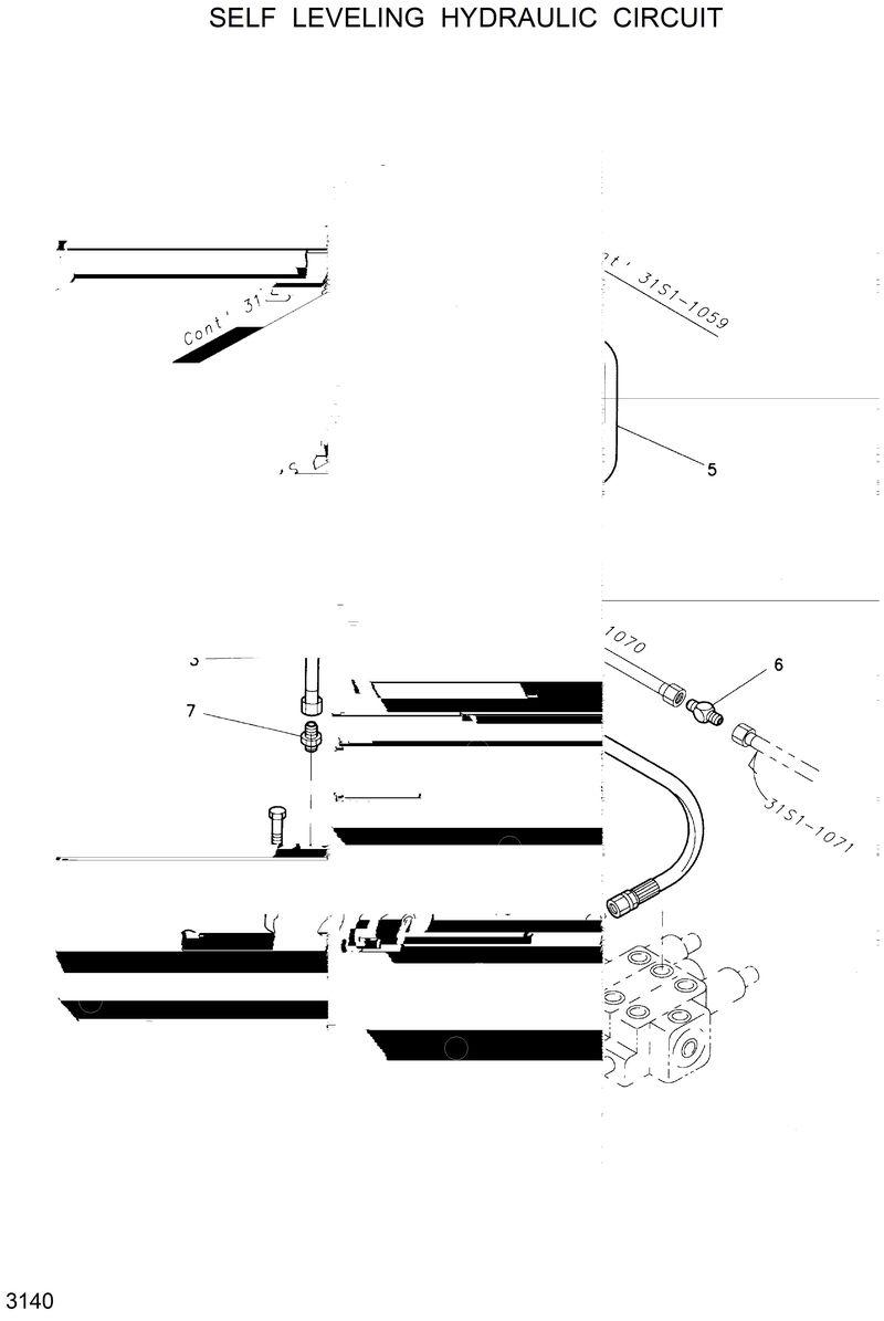 Схема запчастей Hyundai HSL600 - BOOM SELF LEVELING 