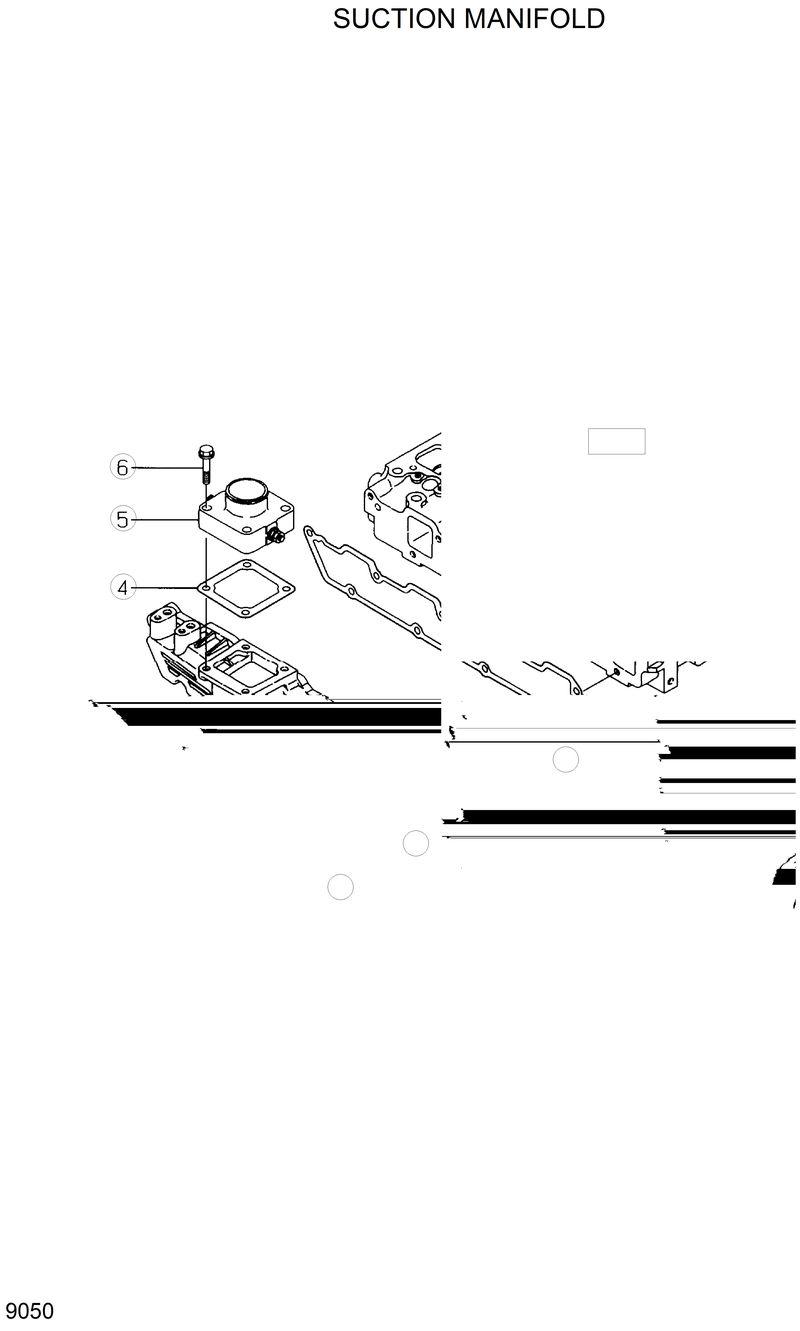 Схема запчастей Hyundai HSL810 - SUCTION MANIFOLD 