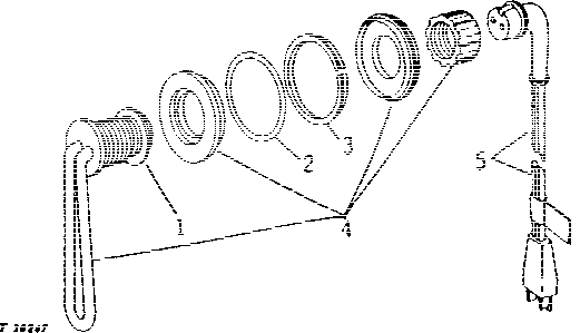 Схема запчастей John Deere 90B - 6 - ENGINE COOLANT HEATER 25 - COOLING SYSTEM