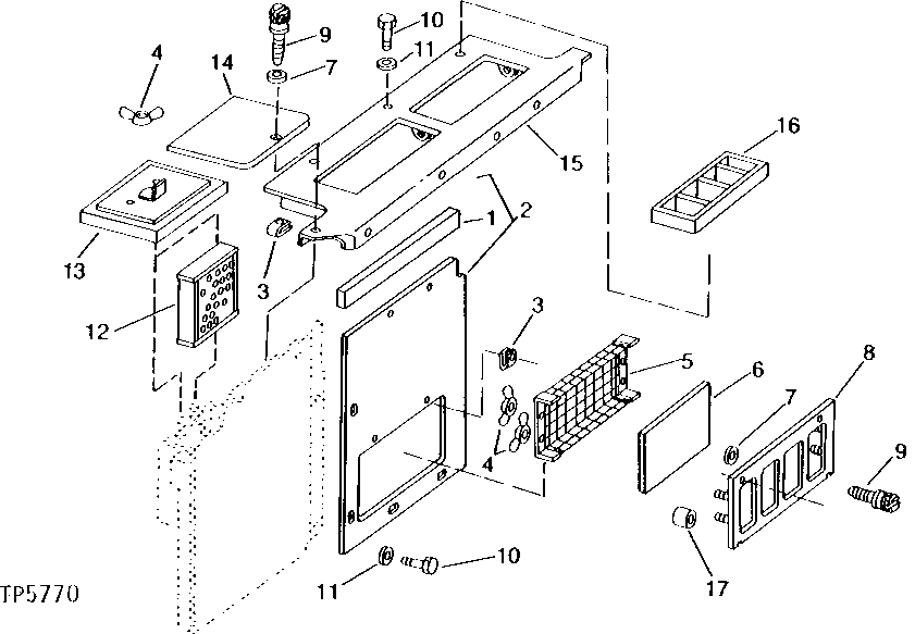 Схема запчастей John Deere 90B - 25 - AIR CONDITIONING LEFT PANEL WITH FILTER 75 - CAB
