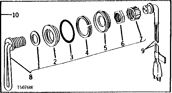 Схема запчастей John Deere 90 - 1 - ENGINE COOLANT HEATER 505 - ENGINE AUXILIARY SYSTEMS 5