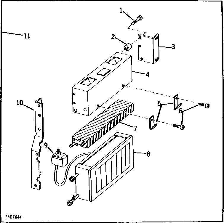Схема запчастей John Deere 90 - 1 - HEATER AND AIR CONDITIONING ASSEMBLY 1830 - OPERATORS STATION 18