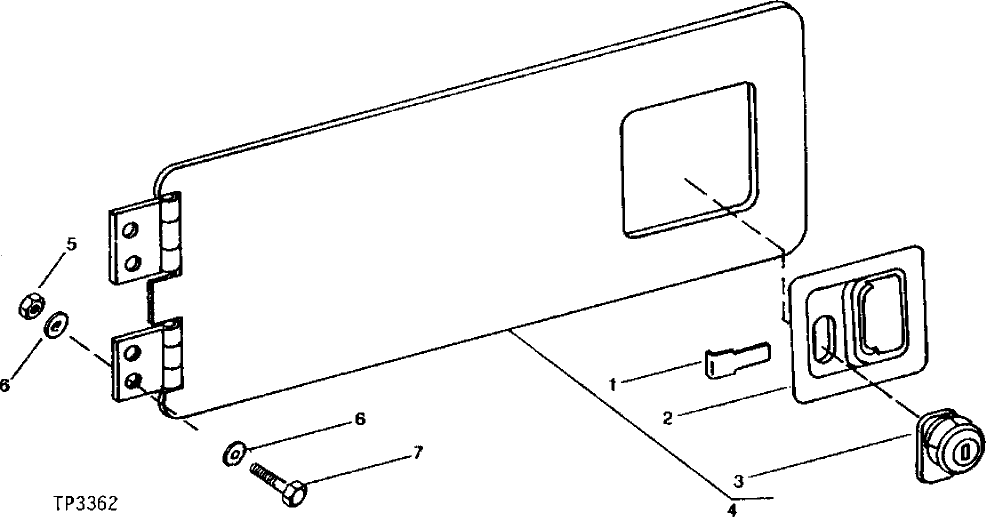 Схема запчастей John Deere 90 - 1 - COUNTERWEIGHT CABLE COVER 1913 - SHEET METAL AND STYLING 19