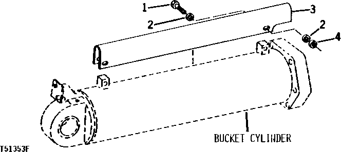Схема запчастей John Deere 90 - 4 - BUCKET CYLINDER SHIELD 1913 - SHEET METAL AND STYLING 19