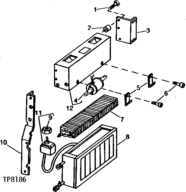 Схема запчастей John Deere 90 - 1 - HEATER AND AIR CONDITIONING ASSEMBLY 1830 - OPERATORS STATION 18